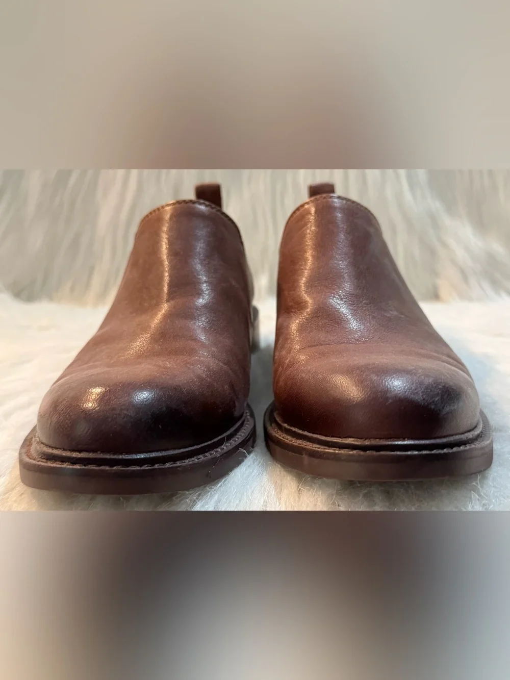 Sofft Naisbury II Slip-On Bootie Italian Leather Brown VERY COMFORTABLE SZ 8 NIB